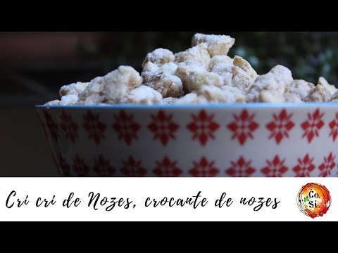 Como fazer Cricri, crocante de nozes.