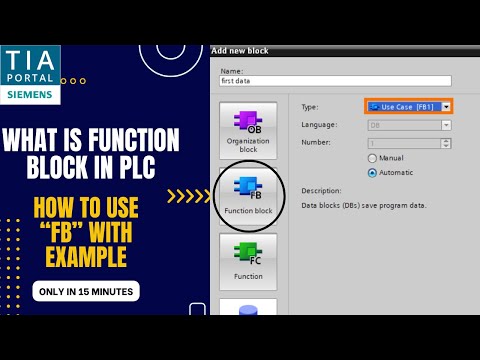 How to use Function Block(FB) in TIA Portal | Siemens PLC | By Rajesh Kumar