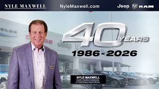 40 Years of Still Leading | Nyle Maxwell CDJR