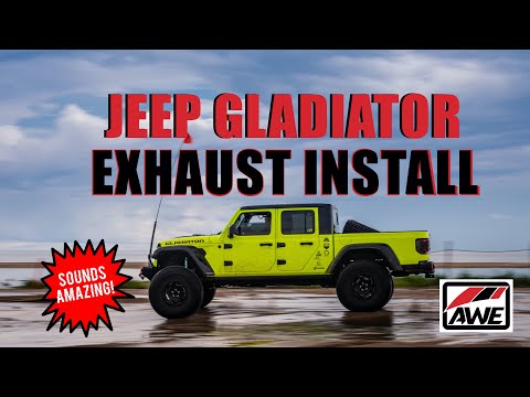 AWE Jeep Gladiator Exhaust Install - Tread Edition & Trail Edition