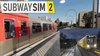 Subway Sim 2: MUCH BETTER PERFORMANCE with Update 7? TEST DRIVES in Hamburg and Berlin [Gameplay]