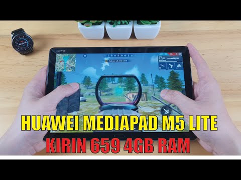 Huawei Mediapad M5 Lite test game Free Fire Mobile