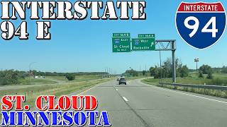 I-94 East - St. Cloud - Minnesota - 4K Highway Drive