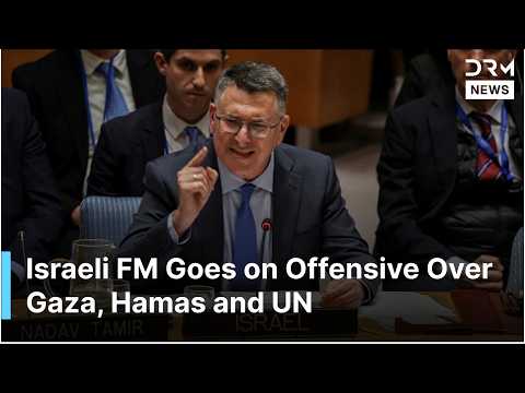 FULL SPEECH: Israeli FM Saar Blasts UN, EU Criticism, Hamas and Palestinian Claims at UN | AC1G