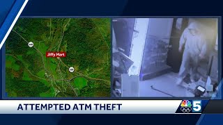 Vermont State Police look for suspect who tried to steal ATM in Rutland County