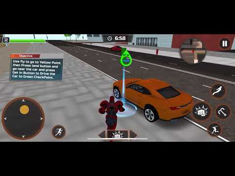 Iron Superhero war Real Heros - Open World Hero - Crime Fight iOs Gameplay