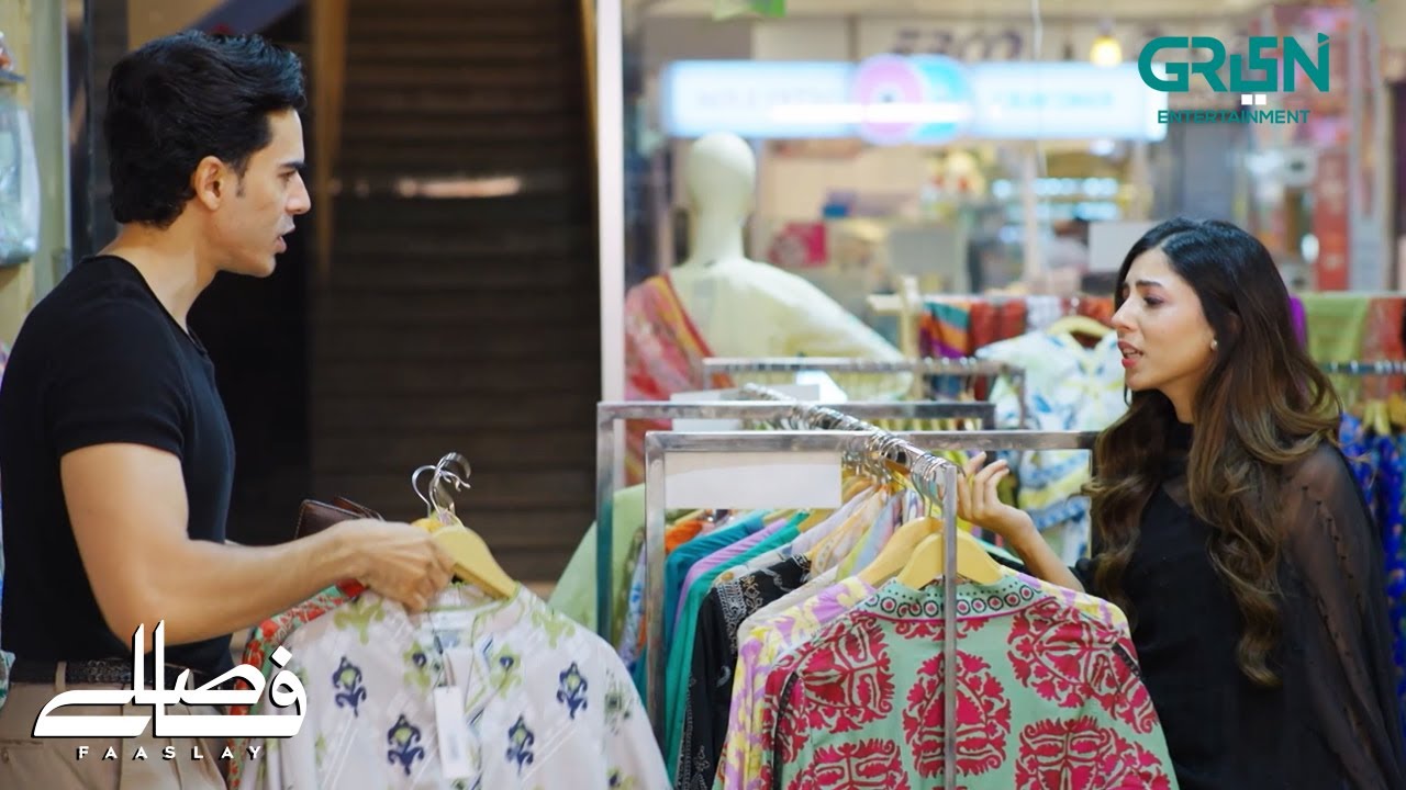 Mujhe Itne Saray Dresses Nahi Lene | Faaslay | Ali Ansari - Saboor Aly | Green TV