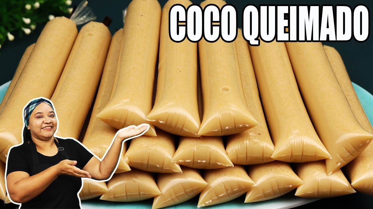 This Popsicle is a BESTSELLER Neide's CREAMY Burnt Coconut Popsicle is Tasty and Makes a Lot!