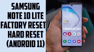 Samsung note 10 lite hard reset  || Samsung note 10 lite factory reset  (android 10 and 11) ( 2023)