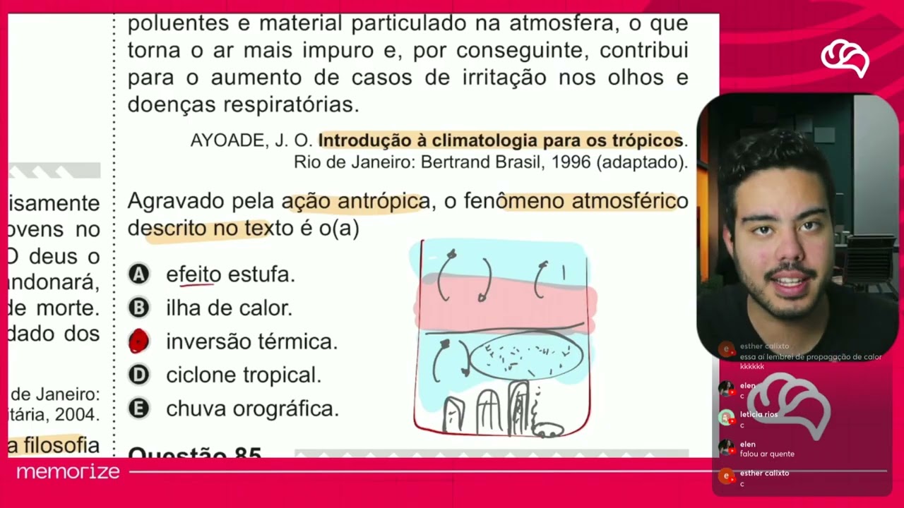 Resolução em Vídeo — Questão 84 ENEM 2019 PPL