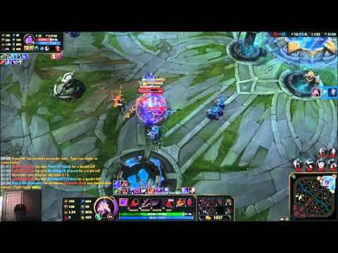 Kassadin URF 1v5 Penta Kill