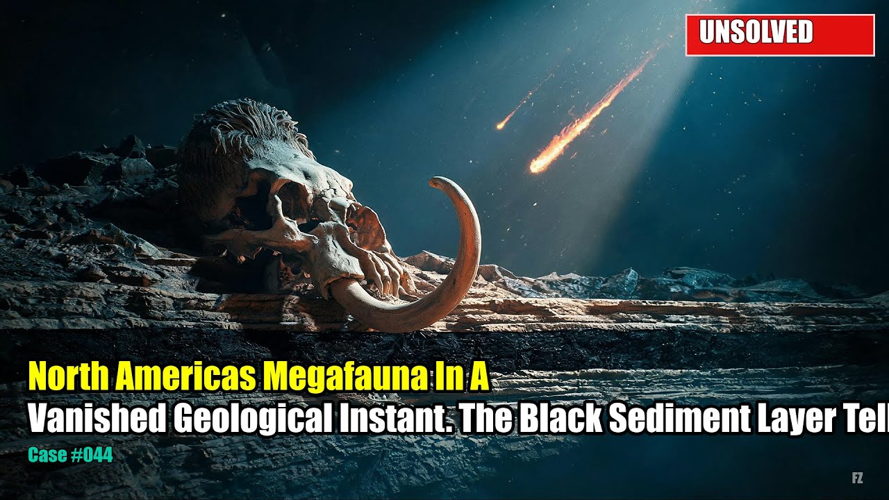 Megafauna Vanished In A Geological Instant. The Black Sediment Layer Tells What Hit Them.