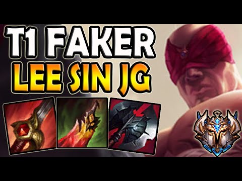 T1 Faker LEE SIN JUNGLE vs GRAVES - Lol Ranked Korea ✔️