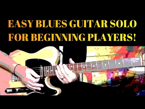 EASY BLUES GUITAR SOLO FOR BEGINNERS! - Excerpt From Howard's "BLUES-ROCK GUITAR COURSE"