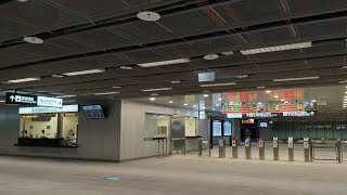 「終於開放」  2025.8.11 台鐵高雄站/捷運高雄車站 台鐵捷運轉乘通道 05:30第一批通行 路程景