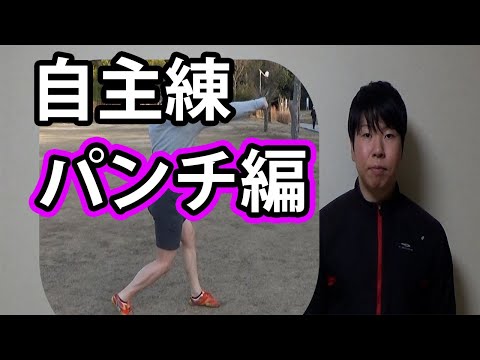 習い始めの自主練方法・やり方パンチ編[初心者][キックボクシング]