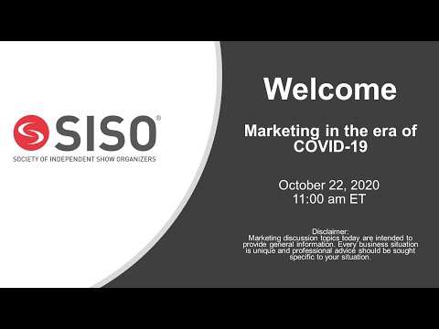 SISO Small Business SIG - Marketing in the era of COVID-19