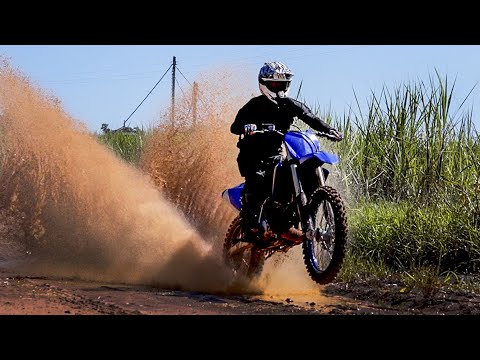 PRIMEIRA TRILHA COM A YZ 250 DOIS TEMPOS