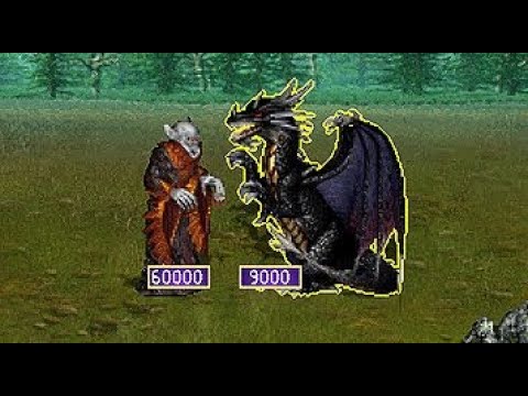 Heroes 3 - 60 000 Vampire Lords vs 9000 Black Dragons