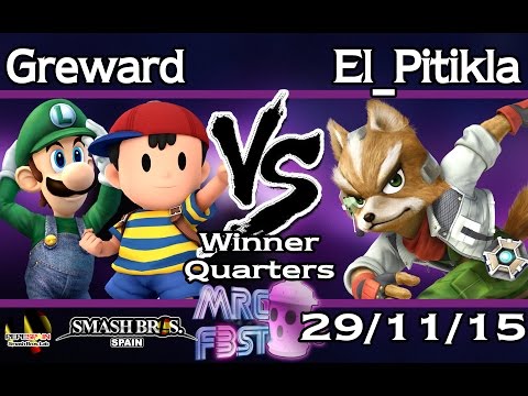 Mr.C F3st - Greward (Ness/ Luigi) vs El_Pitikla (Fox) - Winner Quarters
