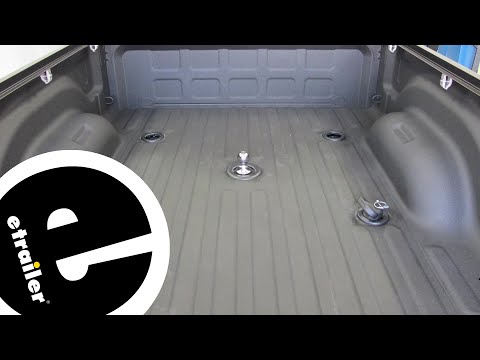 Mount: Curt Ball and Safety Chain Loops Kit for Ram Underbed Gooseneck Hitch on a 2017 Ram 2500