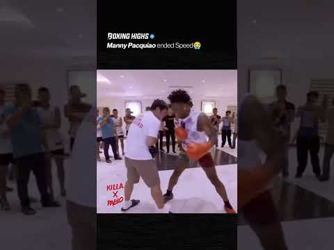 Manny Pacquiao ended Speed😭