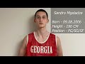 Sandro Mgeladze Highlights U16 U18 U20 Season 2021 2022 June July