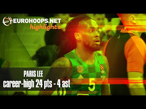 Panathinaikos Athens-Zalgiris Kaunas 89-65: Paris Lee (Career-high 24 points, 4 assist)