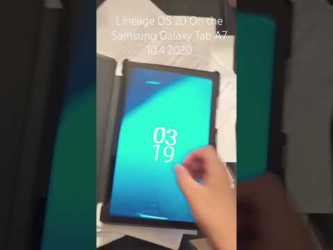 Lineage OS 20 on Samsung Galaxy tab A7!