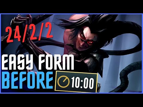 HOW TO ALWAYS GET FORM BEFORE 10 MINUTES! (NEW KAYN PLAYSTYLE) - League of Legends