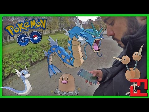 Hofgarten zu krass!? Garados, Dratini, Dodu und Digda! Pokemon Go! München Video