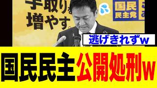 【衝撃】国民民主党さん、失言への火消しも間に合わず逃げ場なくなるｗｗｗ
