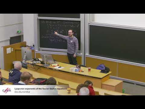 Alex Blumenthal: Lyapunov exponents of the Navier-Stokes equations