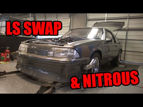 Foxbody w/ LS Swap & Nitrous 250 Shot 700+ RWHP Dyno Tune HPP Racing