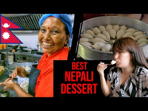 The Most Delicious NEPALI Dessert You Need to Eat in Nepal 🇳🇵 | Unique Nepali Food | Yomari