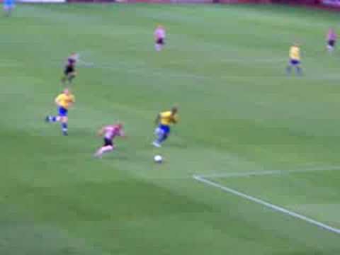 David McGoldrick goal Southampton v Stoke City