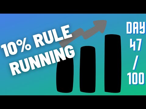 THE 10% RULE IN DISTANCE RUNNING AND HOW TO USE IT | EVERYDAY RUNNER | RunStreak Day 47 / 100
