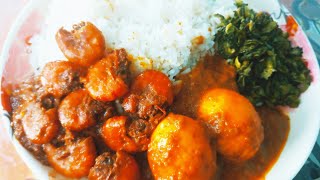 Download lagu Egg curry, korola vaji,Spicy Baby Prawn Curry 🍤, rice,sosa, green chilli mp3