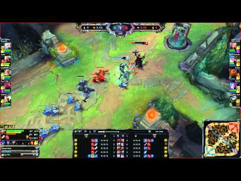 Ranked 5v5's Game #45, Season 5 - Zed vs Swain Level 2 Solo Kill