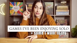 8 GAMES I'VE BEEN ENJOYING SOLO & some I want to try!