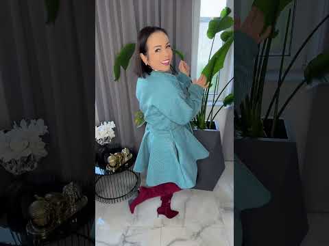 Płaszczyk turkusowy Pink Mania Lola Bianka cudny – miniatura 2 z 10