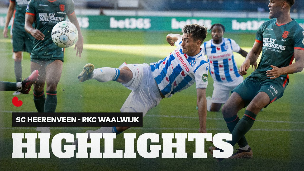 SC Heerenveen vs RKC Waalwijk highlights