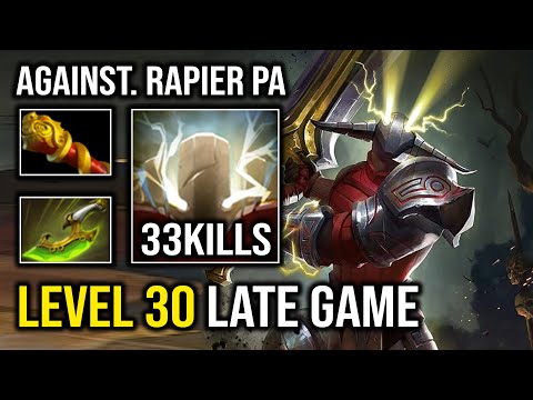Even Rapier PA Can't Stop This Level 30 Sven +1K GPM Brutal Cleave 1 Shot God Strength Dota 2