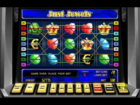 Игровые Гейминатор слоты Just Jewels от Novomatic на сайте Sqancheli.com