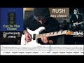 RUSH Cut to the chase Alex Lifeson Guitar Solo (With TAB)