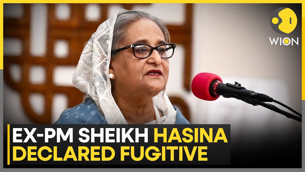 Bangladesh CID Declares Sheikh Hasina Fugitive, Published Notices in National Newspapers | WION News