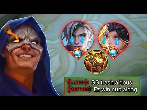 Top Global Aldous Vs Pro Trashtalker Enemy - MLBB