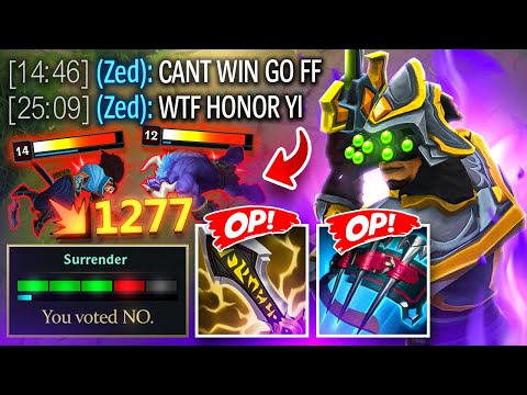 FULL CRIT MASTER YI TOP IN THE NEW SEASON IS SO BROKEN