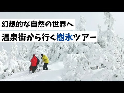 【上山市】幻想的な自然の世界へ 温泉街から行く樹氷ツアー