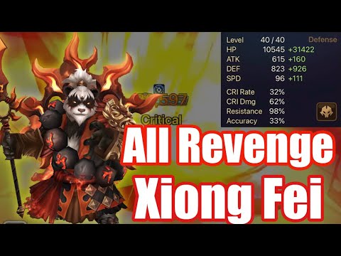 【Summoners War | Curry's RTA】The Power All Revenge Xiong Fei, I'm Panda Master!
